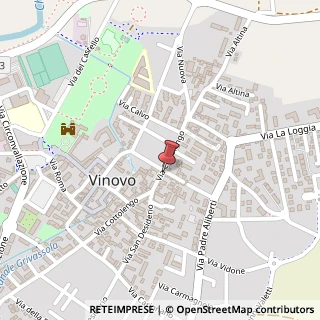 Mappa Via Cottolengo, 35, 10048 Vinovo, Torino (Piemonte)