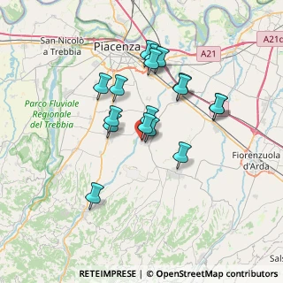Mappa Via Genova, 29010 San Giorgio Piacentino PC, Italia (6.14176)