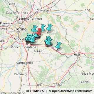 Mappa Strada Alteno del Giachetto, 14019 Villanova d'Asti AT, Italia (9.93)