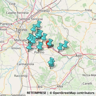 Mappa Strada Alteno del Giachetto, 14019 Villanova d'Asti AT, Italia (10.4295)