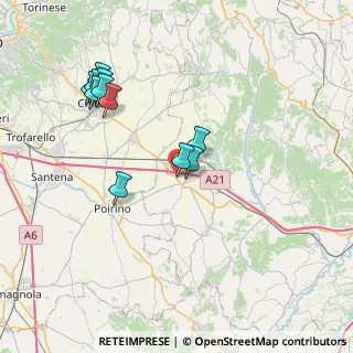 Mappa Strada Alteno del Giachetto, 14019 Villanova d'Asti AT, Italia (7.64909)