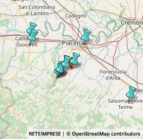 Mappa Via Sandro Pertini, 29027 Podenzano PC, Italia (13.24)