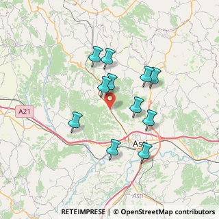 Mappa SP 458, 14020 Serravalle AT (6.14091)