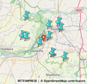 Mappa Via Rottazzo, 42045 Luzzara RE, Italia (6.36909)