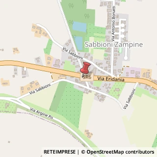 Mappa Via Eridania, 45039 Stienta, Rovigo (Veneto)