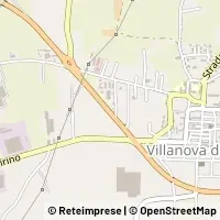 Hartă Villanova d'Asti