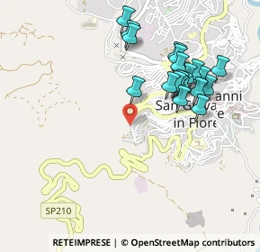 Mappa Via 14 Luglio, 87055 San Giovanni in Fiore CS, Italia (0.5245)