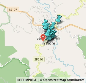 Mappa Via 14 Luglio, 87055 San Giovanni in Fiore CS, Italia (0.90611)