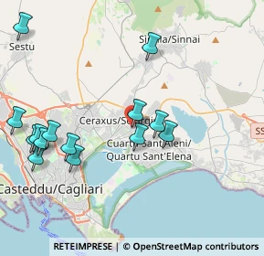 Mappa Via IV Novembre, 09044 Quartucciu CA, Italia (4.96357)