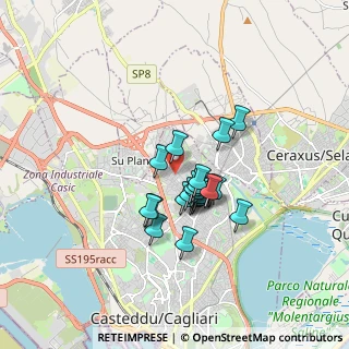 Mappa Via Luigi Pirandello, 09134 Cagliari CA, Italia (1.3085)