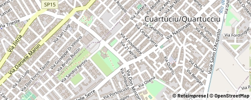 Mappa Quartucciu
