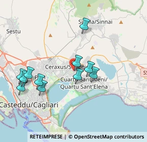 Mappa Via Somalia, 09044 Quartucciu CA, Italia (4.12727)