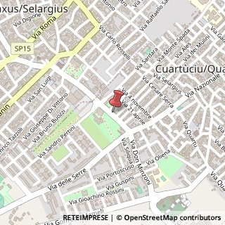 Mappa Via Carlo Rosselli, 31, 09044 Quartucciu, Cagliari (Sardegna)