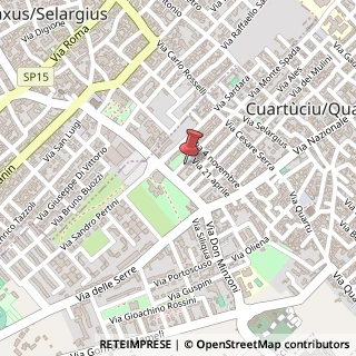 Mappa Via Barbagia, 38, 09044 Quartucciu, Cagliari (Sardegna)