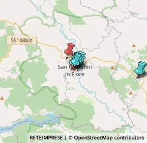Mappa Via A.Gramsci, 87055 San Giovanni in Fiore CS, Italia (2.44455)