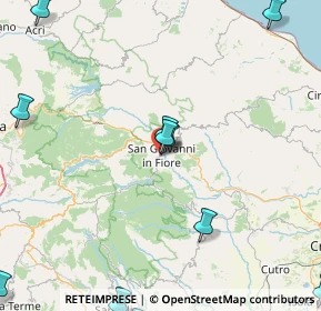 Mappa Via A.Gramsci, 87055 San Giovanni in Fiore CS, Italia (31.382)