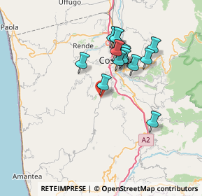 Mappa Via Diego Ragusa, 87030 Carolei CS, Italia (6.89643)