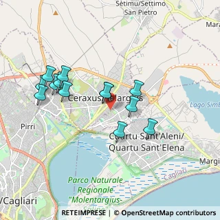 Mappa Via Bruno Buozzi, 09047 Selargius CA, Italia (1.90615)