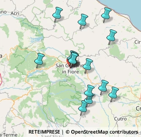 Mappa Via Grandi, 87055 San Giovanni in Fiore CS, Italia (14.97533)