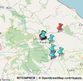 Mappa Via Grandi, 87055 San Giovanni in Fiore CS, Italia (8.40091)