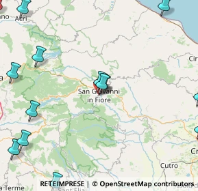 Mappa Via Grandi, 87055 San Giovanni in Fiore CS, Italia (29.27)