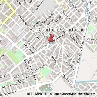Mappa Via Nazionale, 61, 09044 Quartucciu, Cagliari (Sardegna)