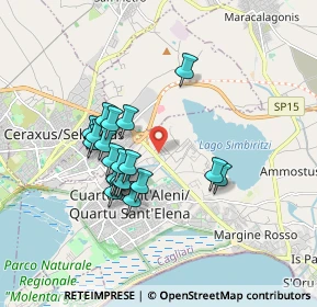 Mappa Via A. Orru, 09045 Quartu Sant'Elena CA, Italia (1.663)