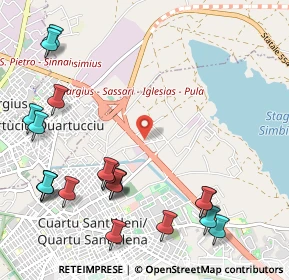 Mappa Via A. Orru, 09045 Quartu Sant'Elena CA, Italia (1.5065)