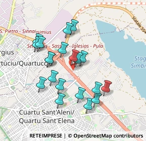 Mappa Via A. Orru, 09045 Quartu Sant'Elena CA, Italia (0.899)