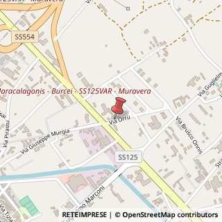 Mappa Via A. Orru, 3, 09045 Quartu Sant'Elena, Cagliari (Sardegna)