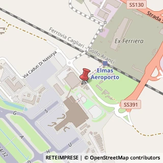 Mappa Aeroporto DI Cagliari, 09034 Elmas, Cagliari (Sardegna)