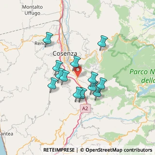 Mappa Cosenza, 87100 Donnici Inferiore CS, Italia (6.07615)