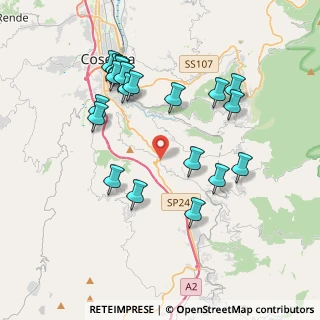 Mappa Cosenza, 87100 Donnici Inferiore CS, Italia (4.323)