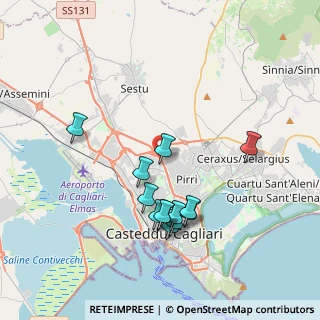 Mappa Via Salvatore Quasimodo, 09047 Selargius CA, Italia (3.94692)