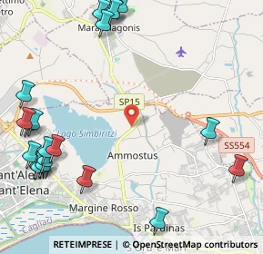 Mappa Viale Lungolago Simbirizzi, 09045 Quartu Sant'Elena CA, Italia (3.3545)