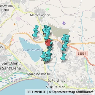 Mappa Viale Lungolago Simbirizzi, 09045 Quartu Sant'Elena CA, Italia (1.25714)