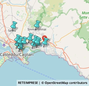 Mappa Viale Lungolago Simbirizzi, 09045 Quartu Sant'Elena CA, Italia (7.49429)