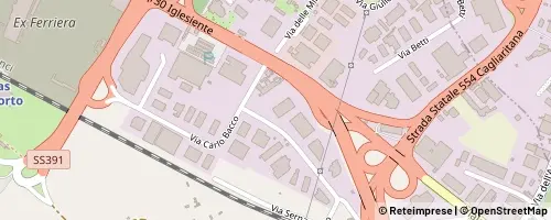 Mappa Cagliari