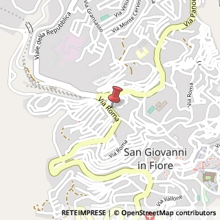 Mappa Via Roma, 51, 87055 San Giovanni in Fiore, Cosenza (Calabria)