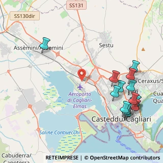 Mappa Aeroporto di Cagliari-Elmas, 09100 Elmas CA, Italia (5.926)