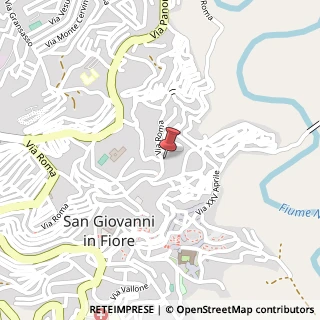 Mappa Via Roma, 44, 87055 San Giovanni in Fiore, Cosenza (Calabria)