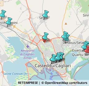 Mappa Piazza degli Sforza, 09121 Cagliari CA, Italia (5.5175)