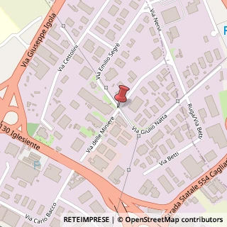 Mappa Via delle Miniere, 17, 09030 Cagliari, Cagliari (Sardegna)