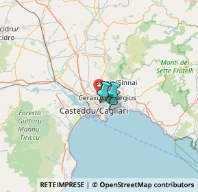 Mappa Via dell'Argine, 09042 Monserrato CA, Italia (39.66)