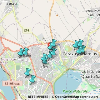 Mappa Via dell'Argine, 09042 Monserrato CA, Italia (2.06214)
