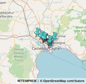 Mappa Via Natta, 09030 Elmas CA, Italia (11.01091)