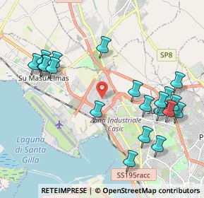 Mappa Via Natta, 09030 Elmas CA, Italia (2.541)