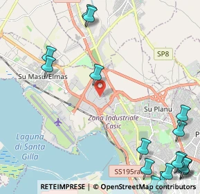 Mappa Via Natta, 09030 Elmas CA, Italia (3.9315)