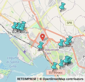Mappa Via Natta, 09030 Elmas CA, Italia (2.76733)