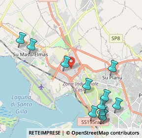 Mappa Via Natta, 09030 Elmas CA, Italia (2.90917)